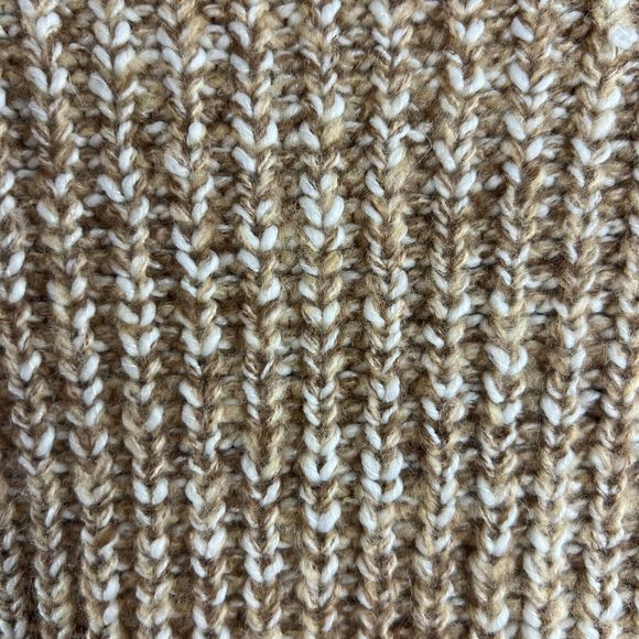 Majorelle Helen Dress Size XS Mini Chunky Knit Sweater Camel Bodycon Long Sleeve - Picture 9 of 12